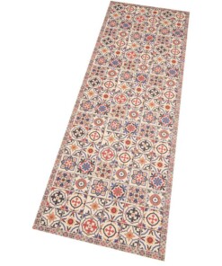 Vloerkleed vinyl Kaja - meerkleurig - overzicht schuin, thumbnail Vloerkleed vinyl Kaja - meerkleurig - overzicht schuin, thumbnail