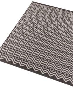 Scandinavisch vloerkleed Sky - zwart - overzicht schuin, thumbnail Scandinavisch vloerkleed Sky - zwart - overzicht schuin, thumbnail