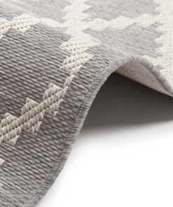 Scandinavisch vloerkleed Dawn - grijs - close up, thumbnail