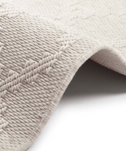 Scandinavisch vloerkleed Dawn - crème - close up, thumbnail