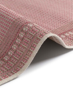 Binnen & Buiten vloerkleed vlakweef Ocean - roze - close up, thumbnail
