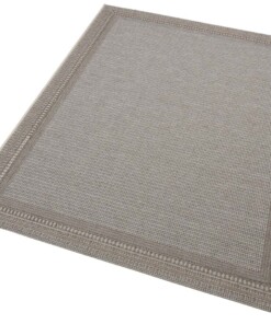 Binnen & Buiten vloerkleed vlakweef Ocean - grijs/taupe - overzicht schuin, thumbnail Binnen & Buiten vloerkleed vlakweef Ocean - grijs/taupe - overzicht schuin, thumbnail