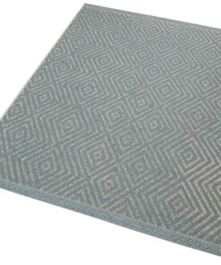 Scandinavisch buitenkleed Sea - blauw/taupe - overzicht schuin, thumbnail Scandinavisch buitenkleed Sea - blauw/taupe - overzicht schuin, thumbnail