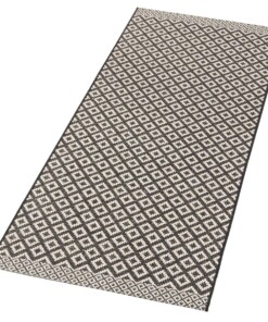 Moderne loper ruiten Avenue - zwart - overzicht schuin, thumbnail Moderne loper ruiten Avenue - zwart - overzicht schuin, thumbnail