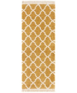 Loper hoogpolig Pearl - goud/crème - overzicht boven, thumbnail Loper hoogpolig Pearl - goud/crème - overzicht boven, thumbnail