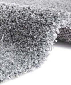 Hoogpolig vloerkleed Talence Elle Decoration - grijs - close up, thumbnail