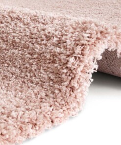 Hoogpolig vloerkleed Talence Elle Decoration - roze - close up, thumbnail Hoogpolig vloerkleed Talence Elle Decoration - roze - close up, thumbnail