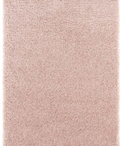 Hoogpolig vloerkleed Talence Elle Decoration - roze - overzicht boven