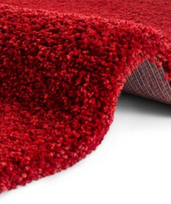 Hoogpolig vloerkleed Talence Elle Decoration - rood - close up, thumbnail