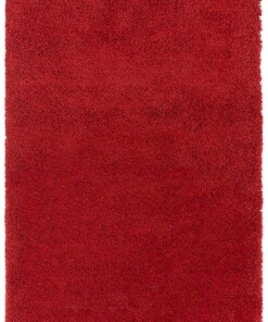 Hoogpolig vloerkleed Talence Elle Decoration - rood - overzicht boven, thumbnail