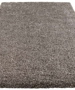 Hoogpolig vloerkleed Tarbes Elle Decoration - grijs - overzicht schuin, thumbnail