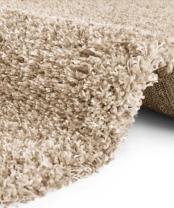 Hoogpolig vloerkleed Tarbes Elle Decoration - beige - close up, thumbnail Hoogpolig vloerkleed Tarbes Elle Decoration - beige - close up, thumbnail