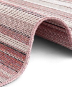 Binnen & buiten vloerkleed Calais Elle Decoration - rood/roze - close up, thumbnail Binnen & buiten vloerkleed Calais Elle Decoration - rood/roze - close up, thumbnail