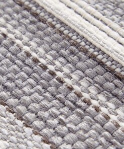 Binnen & buiten vloerkleed Calais Elle Decoration - zilver/grijs - close up, thumbnail Binnen & buiten vloerkleed Calais Elle Decoration - zilver/grijs - close up, thumbnail