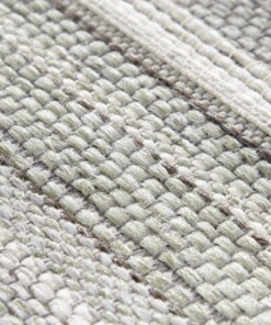 Binnen & buiten vloerkleed Calais Elle Decoration - groen/crème - close up, thumbnail