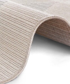 Binnen & buiten vloerkleed Sevres Elle Decoration - crème/beige - close up, thumbnail