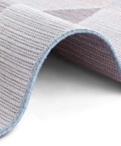 Binnen & buiten vloerkleed Sevres Elle Decoration - blauw - close up, thumbnail