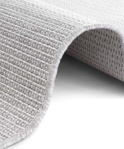 Binnen & buiten vloerkleed Millau Elle Decoration - grijs/crème - close up, thumbnail