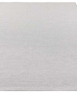 Binnen & buiten vloerkleed Millau Elle Decoration - grijs/crème - overzicht schuin, thumbnail