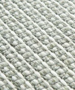 Binnen & buiten vloerkleed Millau Elle Decoration - groen - close up, thumbnail