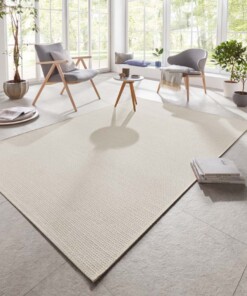 Binnen & buiten vloerkleed Millau Elle Decoration - crème/beige - sfeer