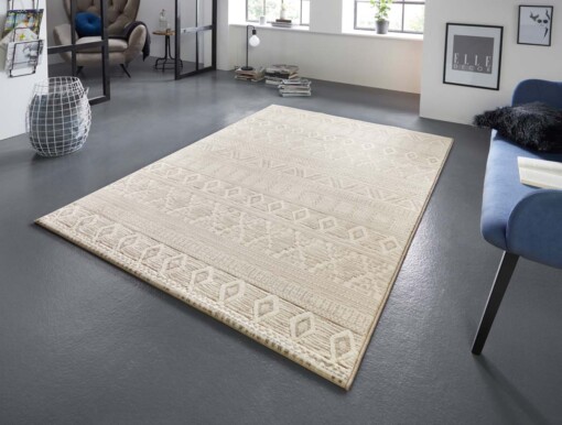Design vloerkleed Roanne Elle Decoration - crème/beige - sfeer