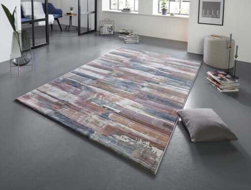 Design vloerkleed Cavaillon Elle Decoration - meerkleurig - sfeer