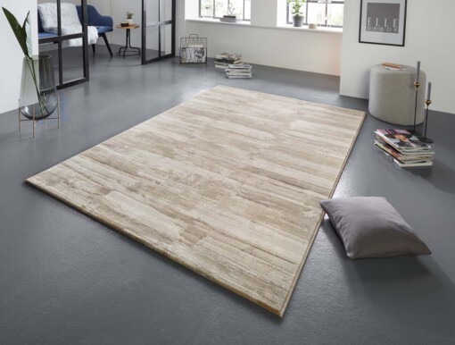 Design vloerkleed Cavaillon Elle Decoration - crème/beige - sfeer