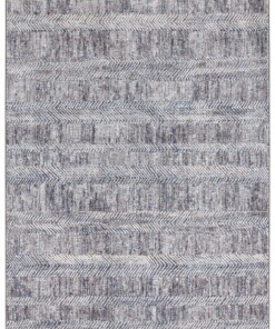 Design vloerkleed Gonesse Elle Decoration - blauw/grijs - overzicht boven, thumbnail