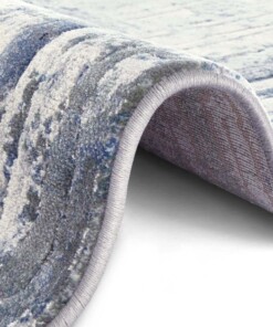 Design vloerkleed Vernon Elle Decoration - blauw/grijs - close up, thumbnail Design vloerkleed Vernon Elle Decoration - blauw/grijs - close up, thumbnail