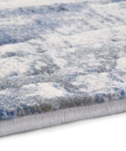 Design vloerkleed Vernon Elle Decoration - blauw/grijs - close up, thumbnail Design vloerkleed Vernon Elle Decoration - blauw/grijs - close up, thumbnail
