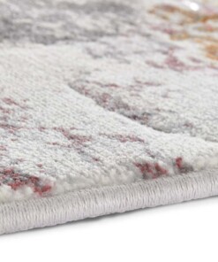 Design vloerkleed Fontaine Elle Decoration - crème/rood - close up, thumbnail