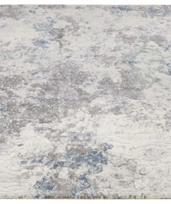 Design vloerkleed Fontaine Elle Decoration - crème/blauw - overzicht schuin, thumbnail