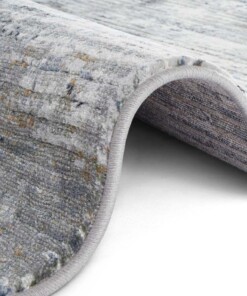 Design vloerkleed Trappes Elle Decoration - zilver/blauw - close up, thumbnail Design vloerkleed Trappes Elle Decoration - zilver/blauw - close up, thumbnail