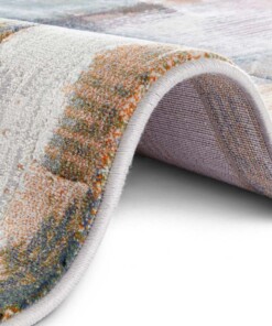 Design vloerkleed Bayonne Elle Decoration - meerkleurig - close up
