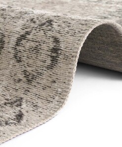 Vlakweef loper Denain Elle Decoration - beige/antraciet - close up, thumbnail