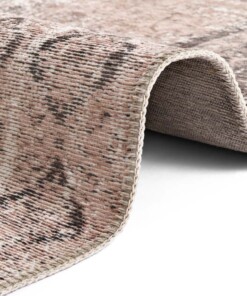 Vlakweef vloerkleed Denain Elle Decoration - lichtroze - close up, thumbnail Vlakweef vloerkleed Denain Elle Decoration - lichtroze - close up, thumbnail