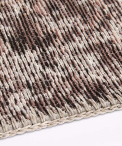 Vlakweef vloerkleed Denain Elle Decoration - lichtroze - close up, thumbnail Vlakweef vloerkleed Denain Elle Decoration - lichtroze - close up, thumbnail