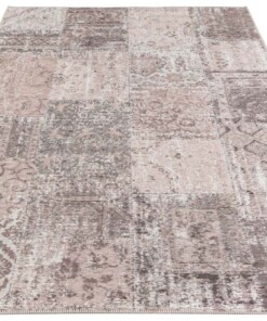 Vlakweef vloerkleed Denain Elle Decoration - lichtroze - overzicht schuin, thumbnail Vlakweef vloerkleed Denain Elle Decoration - lichtroze - overzicht schuin, thumbnail