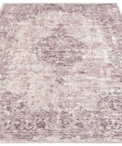 Vlakweef vloerkleed Vertou Elle Decoration - roze/zwart - overzicht schuin, thumbnail Vlakweef vloerkleed Vertou Elle Decoration - roze/zwart - overzicht schuin, thumbnail