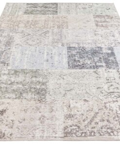 Vlakweef vloerkleed Toulon Elle Decoration - crème/meerkleurig - overzicht schuin, thumbnail Vlakweef vloerkleed Toulon Elle Decoration - crème/meerkleurig - overzicht schuin, thumbnail