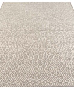 Binnen & buiten vloerkleed Croix Elle Decoration - beige/crème - overzicht schuin, thumbnail Binnen & buiten vloerkleed Croix Elle Decoration - beige/crème - overzicht schuin, thumbnail