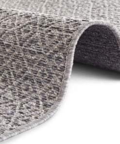 Binnen & buiten vloerkleed Croix Elle Decoration - grijs - close up, thumbnail