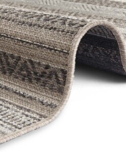 Binnen & buiten vloerkleed Torcy Elle Decoration - taupe/bruin - close up, thumbnail