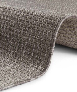 Binnen & buiten vloerkleed Dreux Elle Decoration - grijs - close up, thumbnail