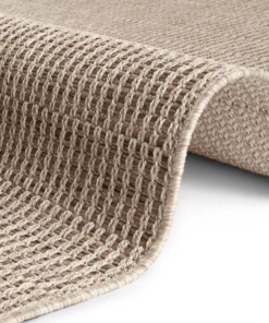 Jute buitenkleed Dreux Elle Decoration - bruin - close up, thumbnail