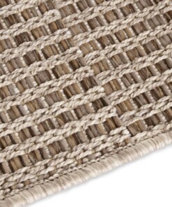 Jute buitenkleed Dreux Elle Decoration - bruin - close up