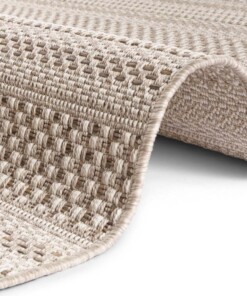 Binnen & buiten vloerkleed Arras Elle Decoration - bruin - close up, thumbnail Binnen & buiten vloerkleed Arras Elle Decoration - bruin - close up, thumbnail