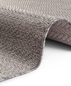 Binnen & buiten vloerkleed Caen Elle Decoration - grijs - close up, thumbnail Binnen & buiten vloerkleed Caen Elle Decoration - grijs - close up, thumbnail