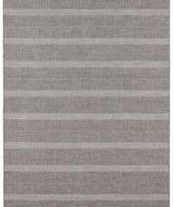 Binnen & buiten vloerkleed Laon Elle Decoration - grijs - overzicht boven, thumbnail